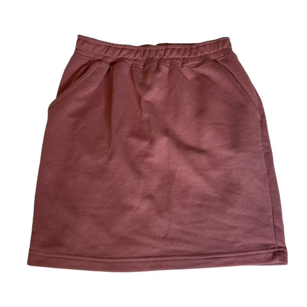 Missguided Rose Sweat Skirt Drawstring Waist Pockets Casual Athleisure Small 4‎